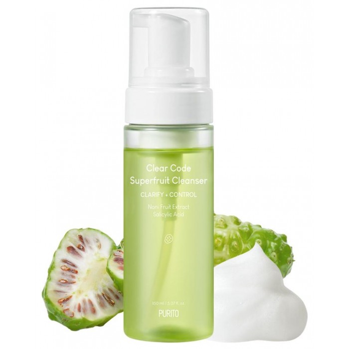 Пенка для лица Purito Clear Code Superfruit Cleanser 150ml отзывы, купить в Киеве, Одессе, Львове, Харькове, Днепре недорого