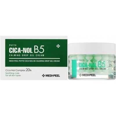 Крем для обличчя капсульний заспокійливий Medi-Peel Phyto Phyto Cica-Nol B5 Calming Drop Gel Cream, 50g Крем для обличчя капсульний заспокійливий Medi-Peel Phyto Phyto Cica-Nol B5 Calming Drop Gel Cream, 50g