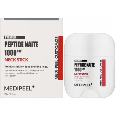 Подтягивающий стик для шеи с пептидным комплексом Medi-Peel Premium Naite Thread Neck Stick, 20g Подтягивающий стик для шеи с пептидным комплексом Medi-Peel Premium Naite Thread Neck Stick, 20g