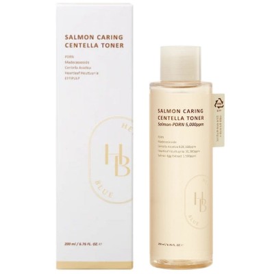 Ревитализирующий тонер для лица с экстрактом икры лосося и центеллой Heve Blue Salmon Caring Centella Toner, 200ml