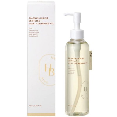 Гидрофильное масло для лица Heve Blue Salmon Caring Centella Light Cleansing Oil, 250ml