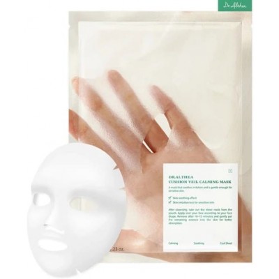 Тканинна маска для обличчя заспокійлива з охолоджуючим ефектом Dr. Althea Cushion Veil Calming Mask 1ea, 35g Тканинна маска для обличчя заспокійлива з охолоджуючим ефектом Dr. Althea Cushion Veil Calming Mask 1ea, 35g