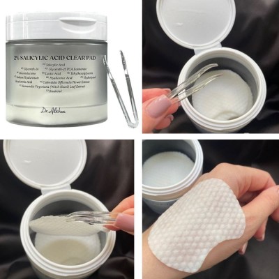 Тонер-педи для обличчя з саліциловою кислотою Dr. Althea 2% Salicylic Acid Clear Pad, 60шт Тонер-педи для обличчя з саліциловою кислотою Dr. Althea 2% Salicylic Acid Clear Pad, 60шт