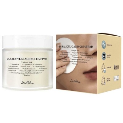 Тонер-педи для обличчя з саліциловою кислотою Dr. Althea 2% Salicylic Acid Clear Pad, 60шт Тонер-педи для обличчя з саліциловою кислотою Dr. Althea 2% Salicylic Acid Clear Pad, 60шт