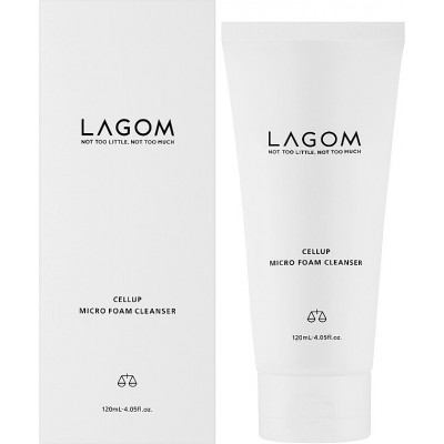 Пінка для вмивання очищуюча Lagom Cellup Micro Foam Cleanser 120ml