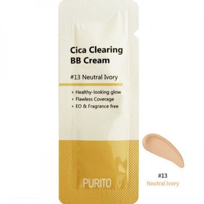 ВВ крем для обличчя з екстрактом центелли Purito Cica Clearing BB Cream №13, 1ml