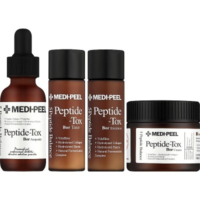 Набір для обличчя проти зморшок з пептидами Medi-Peel Peptide-Tox 5 Peptide Bor Multi Care Kit, 4 шт