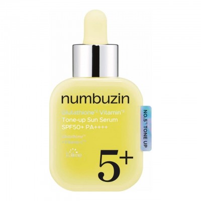 Сонцезахисна сироватка для обличчя Numbuzin No.5 Glutathione Vitamin Tone-up Sun Serum SPF 50+ PA++, 30ml