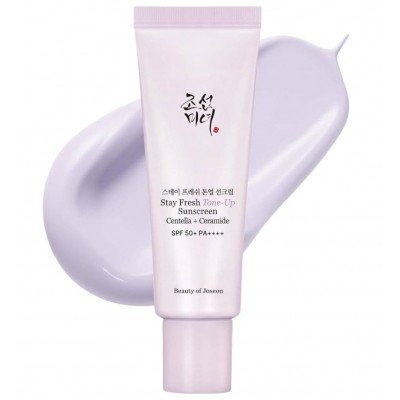 Солнцезащитный крем для лица с коррекцией цвета Beauty of Joseon Stay Fresh Tone-Up Sunscreen SPF50+/PA++++ (Purple), 50ml