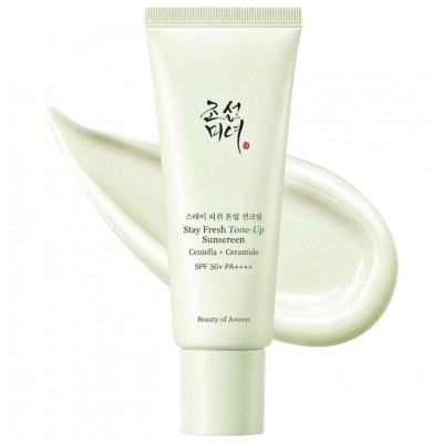 Солнцезащитный крем для лица с коррекцией цвета Beauty of Joseon Stay Fresh Tone-Up Sunscreen SPF50+/PA++++ (Green), 50ml