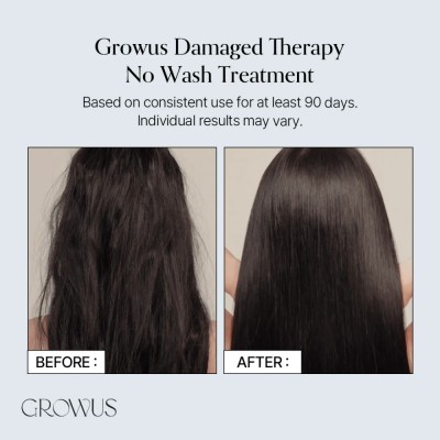 Восстанавливающий спрей для волос с цветочным ароматом Growus Damage Therapy No-wash Treatment EX True Me, 250ml
