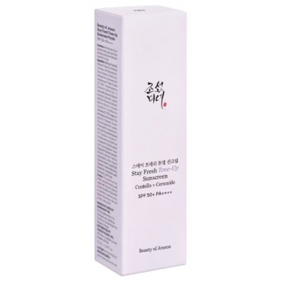 Солнцезащитный крем для лица с коррекцией цвета Beauty of Joseon Stay Fresh Tone-Up Sunscreen SPF50+/PA++++ (Purple), 50ml