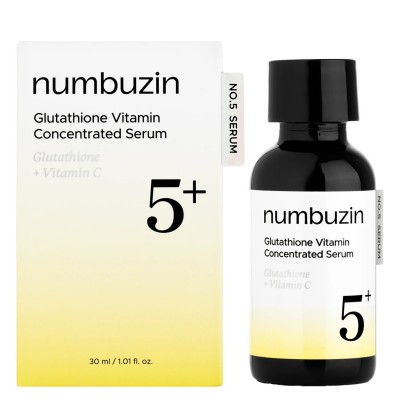 Вітамінна сироватка для обличчя з освітлюючою дією Numbuzin No.5 Vitamin Concentrated Serum 30ml