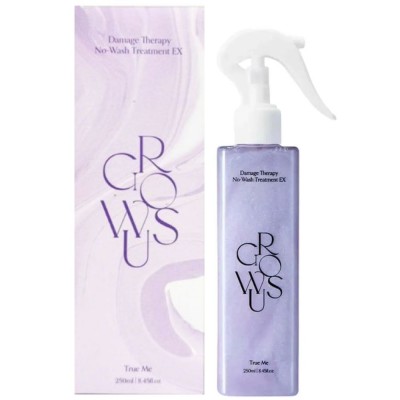 Восстанавливающий спрей для волос с цветочным ароматом Growus Damage Therapy No-wash Treatment EX True Me, 250ml
