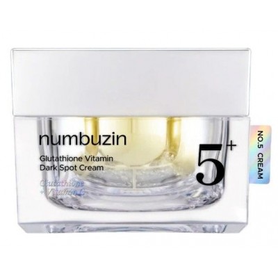 Осветляющий крем для лица с глутатионом и витамином Numbuzin No.5+ Glutathione Vitamin Dark Spot Cream, 50ml