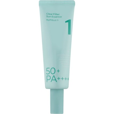 Сонцезахисна есенція для обличчя Numbuzin No.1 Clear Filter Sun Essence SPF 50+ PA++++, 50ml
