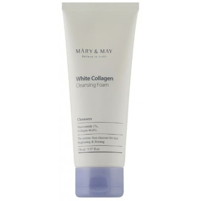 Пінка для обличчя Mary & May White Collagen Cleansing Foam 150ml