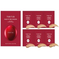 Набір пробників кушонів для обличчя TIRTIR Mask Fit Red Cushion 6 Colors Kit Sample, (13C/13N/15C,17C/17N/17W), 6g
