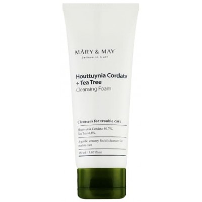 Пінка для обличчя Mary & May Houttuynia Cordata + Tea Tree Cleansing Foam 150ml