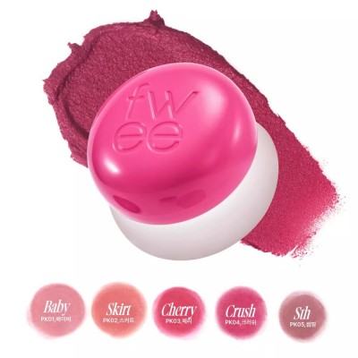 Кремова помада для губ і вилиць Fwee Lip&Cheek Blurry Pudding Pot PK02 Skirt 5g