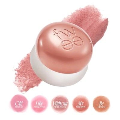 Кремова помада для губ і вилиць Fwee Lip&Cheek Blurry Pudding Pot ND03 Without 5g