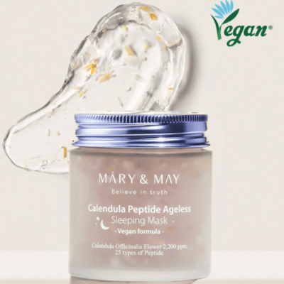 Гелевая ночная маска для лица Mary & May Calendula Peptide Ageless Sleeping Mask 110g