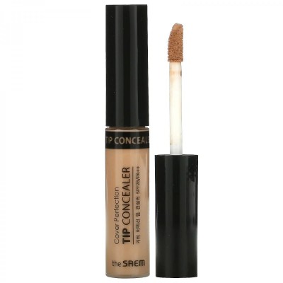 Жидкий консилер для лица The Saem Cover Perfection Tip Concealer SPF28/РА++ 1.5 Contour Beige, 6.5g