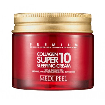 Крем для лица Medi-Peel Collagen Super 10 Sleeping Cream, 70 мл Крем для лица Medi-Peel Collagen Super 10 Sleeping Cream, 70 мл