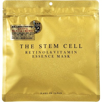 Маска для лица Kor Japan The Stem Cell Retinol & Vitamin Essence Mask, 30шт