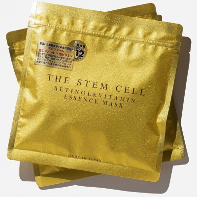 Тканевая маска с витамином С и ретинолом Kor Japan The Stem Cell Retinol & Vitamin Essence Mask 30шт