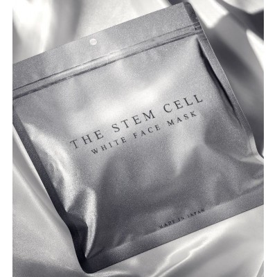 Осветляющая тканевая маска для лица со стволовыми клетками Kor Japan The Stem Cell White Face Mask, 30шт