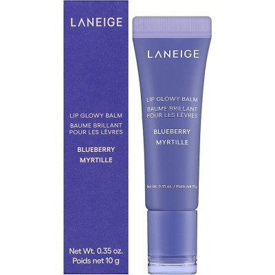 Оттеночный блеск-бальзам для губ «Черника» Laneige Lip Glowy Balm Blueberry 10g