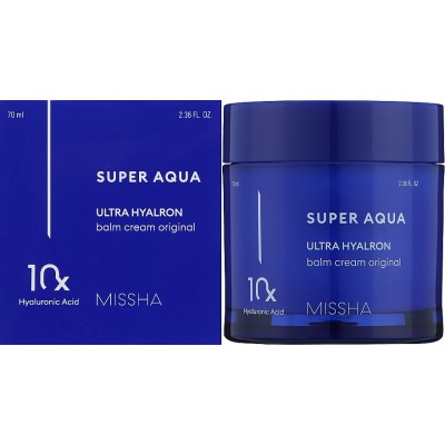 Увлажняющий крем-бальзам для лица Missha Super Aqua Ultra Hyalron Balm Cream Original 70ml