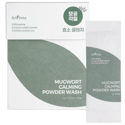 Ензимна пудра з полином для очищення Isntree Spot Saver Mugwort Powder Wash 1g