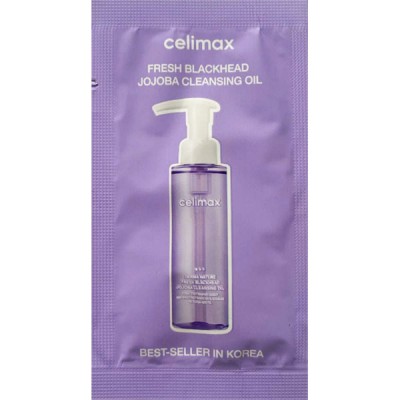 Гидрофильное масло Celimax Derma Nature Fresh Blackhead Jojoba Cleansing Oil (Sample), 3 мл