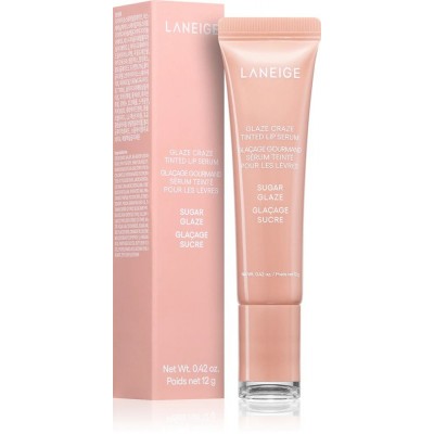 Тонирующая сыворотка для губ с полипептидами Laneige Glaze Craze Tinted Lip Serum, Sugar Glaze, 12g
