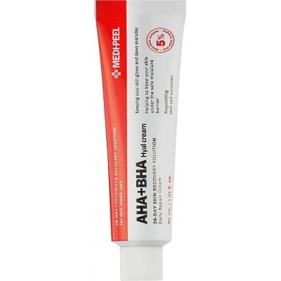 Крем для лица Medi-Peel AHA BHA 28 Days Hyal Cream 30ml Крем для лица Medi-Peel AHA BHA 28 Days Hyal Cream 30ml