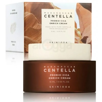 Восстанавливающий крем для лица с пробиотиками Skin 1004 Madagascar Centella Probio-Cica Enrich Cream, 15ml