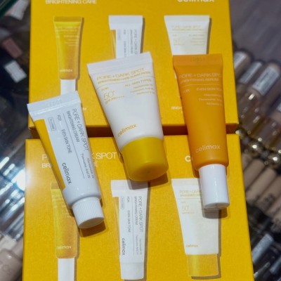 Набор миниатюр для лица Celimax Pore+Dark Spot Brightening Kit (serum/10ml + cr/7ml + sun/10ml) Набор миниатюр для лица Celimax Pore+Dark Spot Brightening Kit (serum/10ml + cr/7ml + sun/10ml)