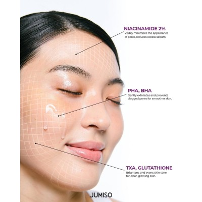 Тонер для сужения пор с ниацинамидом Jumiso Niacinamide 2+ Pore Smoothing Toner 205ml