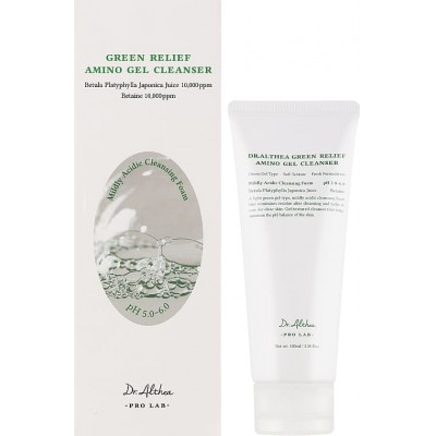 Нежный гель для умывания Dr. Althea Green Relief Amino Gel Cleanser 100ml Нежный гель для умывания Dr. Althea Green Relief Amino Gel Cleanser 100ml