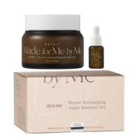 Набор для лица AXIS-Y ay&me Biome Rechargin g Night Renewal Set (Recharging Enhanced Night Balm 80ml+ Panthenol Supporting Concentrate 8ml)