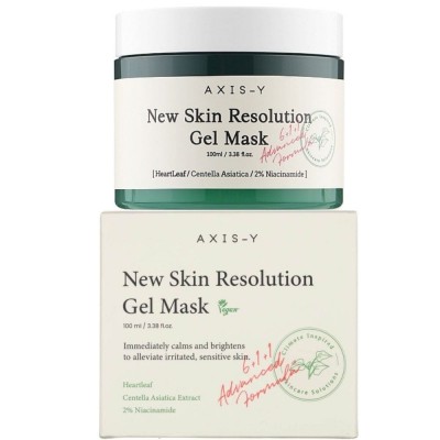 Успокаивающая и осветляющая гелевая маска для лица AXIS-Y New Skin Resolution Gel Mask 100ml