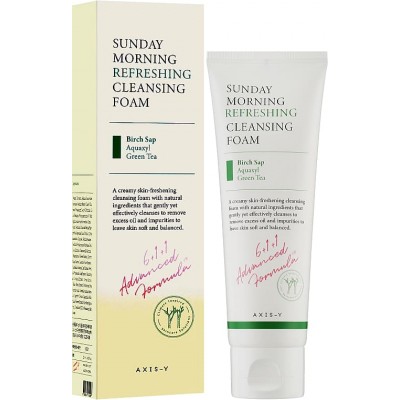 Пенка для умывания AXIS-Y Sunday Morning Refreshing Cleansing Foam 120ml