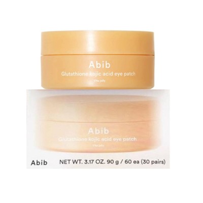 Відбілюючі патчі під очі з глутатіоном і койєвою кислотою Abib Glutathione Kojic Acid Eye Patch Vita Jelly, 90g / 60ea Відбілюючі патчі під очі з глутатіоном і койєвою кислотою Abib Glutathione Kojic Acid Eye Patch Vita Jelly, 90g / 60ea