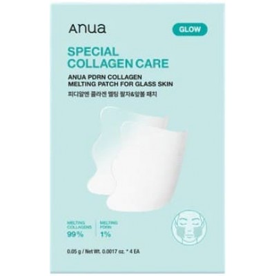 Патчи для лица Anua PDRN Collagen Melting Patch For Glass Skin, 4шт