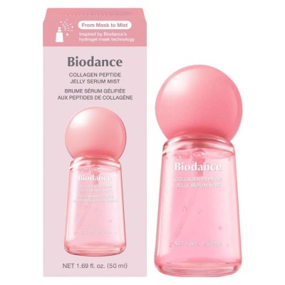 Коллагеновая сыворотка спрей для лица с пептидами Biodance Collagen Peptide Jelly Serum Mist, 50ml