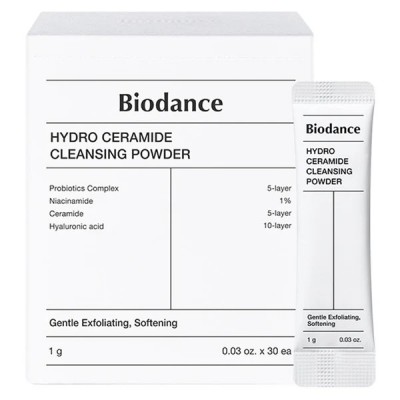 Энзимная пудра для лица Biodance Hydro Ceramide Cleansing Powder, 1gх30ea Энзимная пудра для лица Biodance Hydro Ceramide Cleansing Powder, 1gх30ea