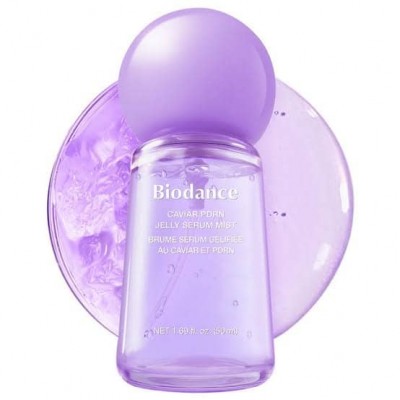 Сыворотка-мист с чёрной икрой и PDRN для сияния и упругости кожи Biodance Caviar PDRN Jelly Serum Mist, 50ml Сыворотка-мист с чёрной икрой и PDRN для сияния и упругости кожи Biodance Caviar PDRN Jelly Serum Mist, 50ml