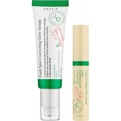 Набор для лица AXIS-Y Glass Skin Duo Set (Glow Serum 50ml+Eye Serum 10ml)